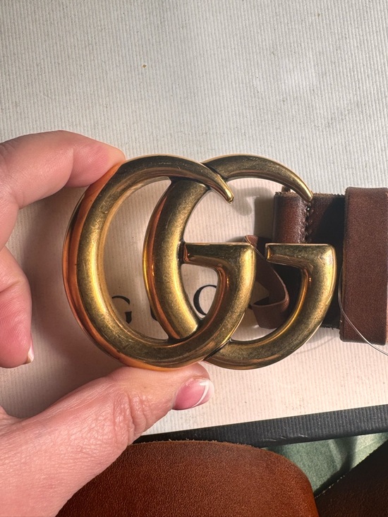 Gucci Accessories - Gucci Leather Belt Size 102/16 Brown Made in Italy